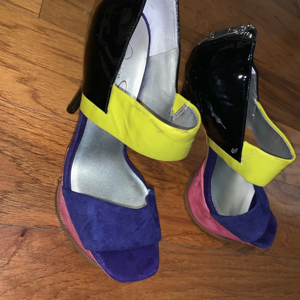 Jessica Simpson Color Block Heels - image 3
